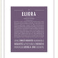 Eliora | Name Art Print