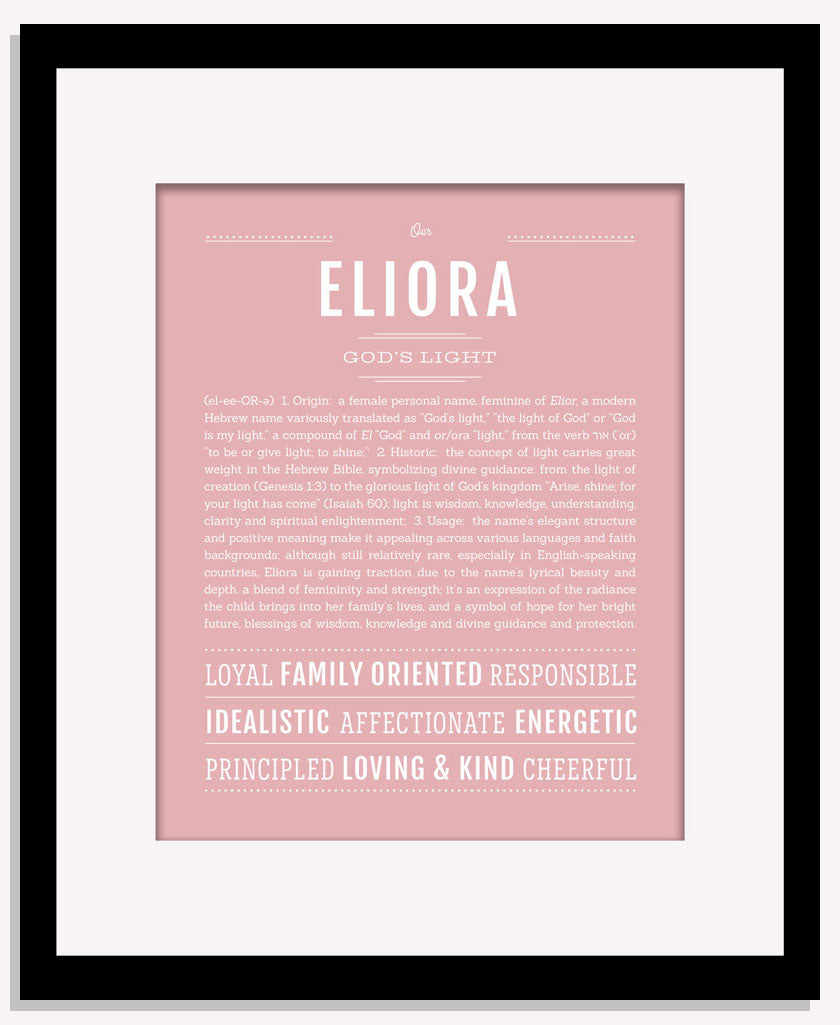 Eliora | Name Art Print