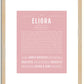 Eliora | Name Art Print