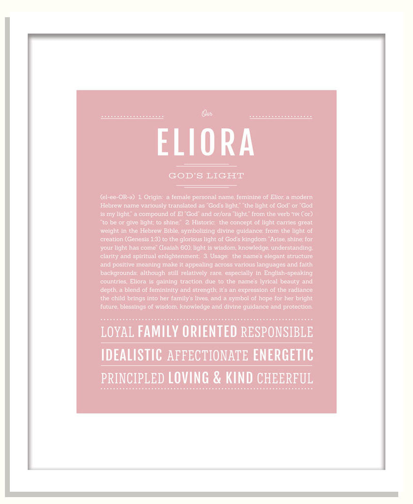 Eliora | Name Art Print