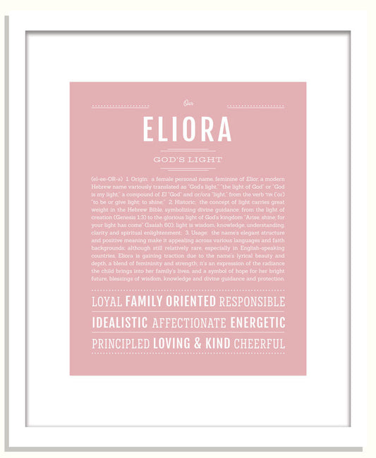 Eliora | Name Art Print