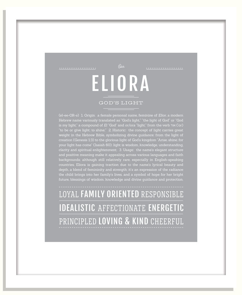 Eliora | Name Art Print