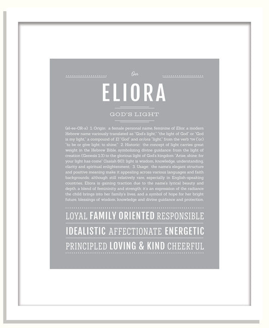 Eliora | Name Art Print