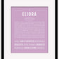 Eliora | Name Art Print