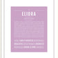 Eliora | Name Art Print