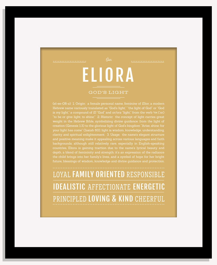 Eliora | Name Art Print