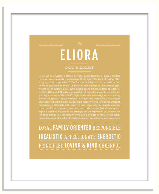 Eliora | Name Art Print