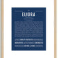Eliora | Name Art Print