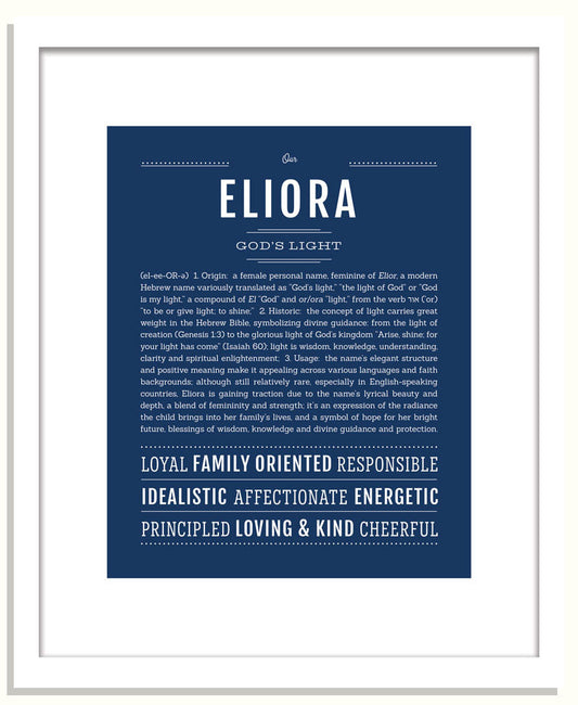 Eliora | Name Art Print