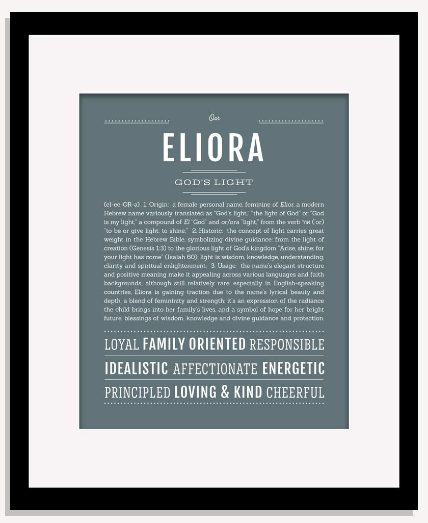 Eliora | Name Art Print