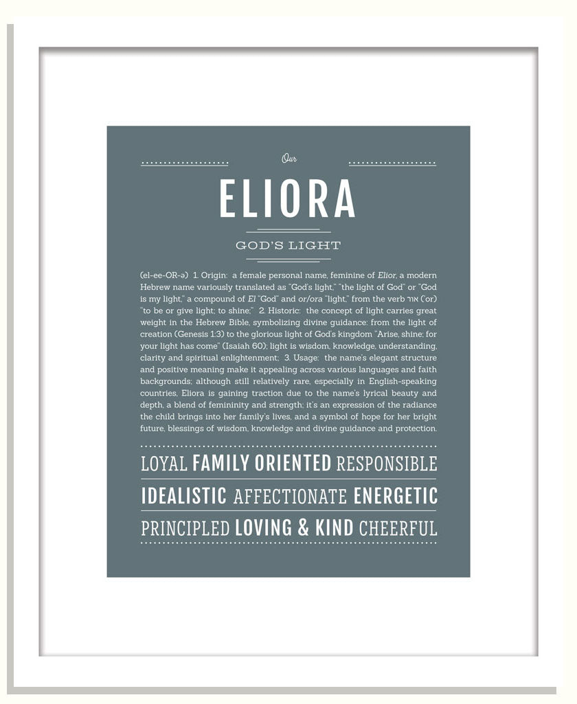 Eliora | Name Art Print