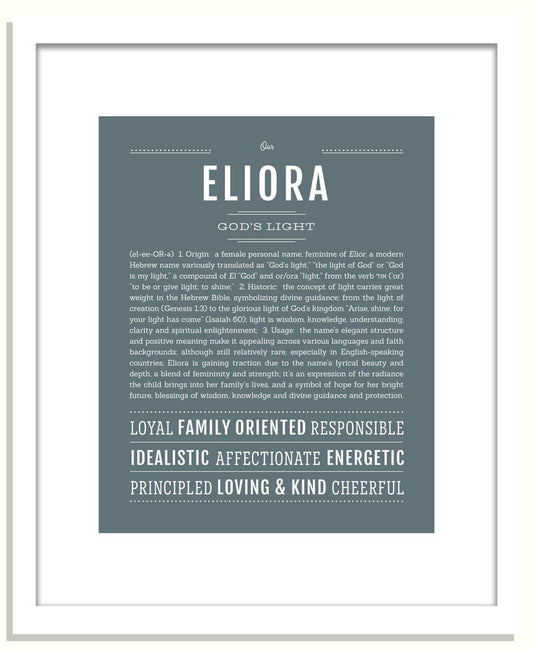 Eliora | Name Art Print