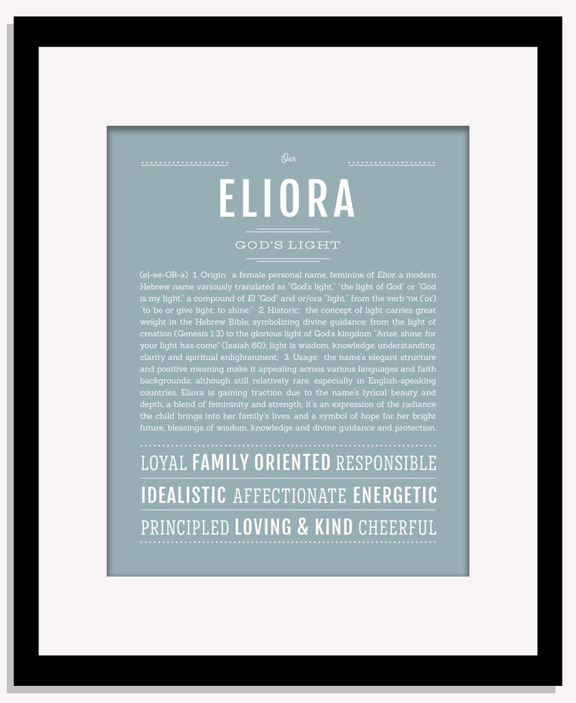 Eliora | Name Art Print