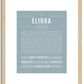 Eliora | Name Art Print