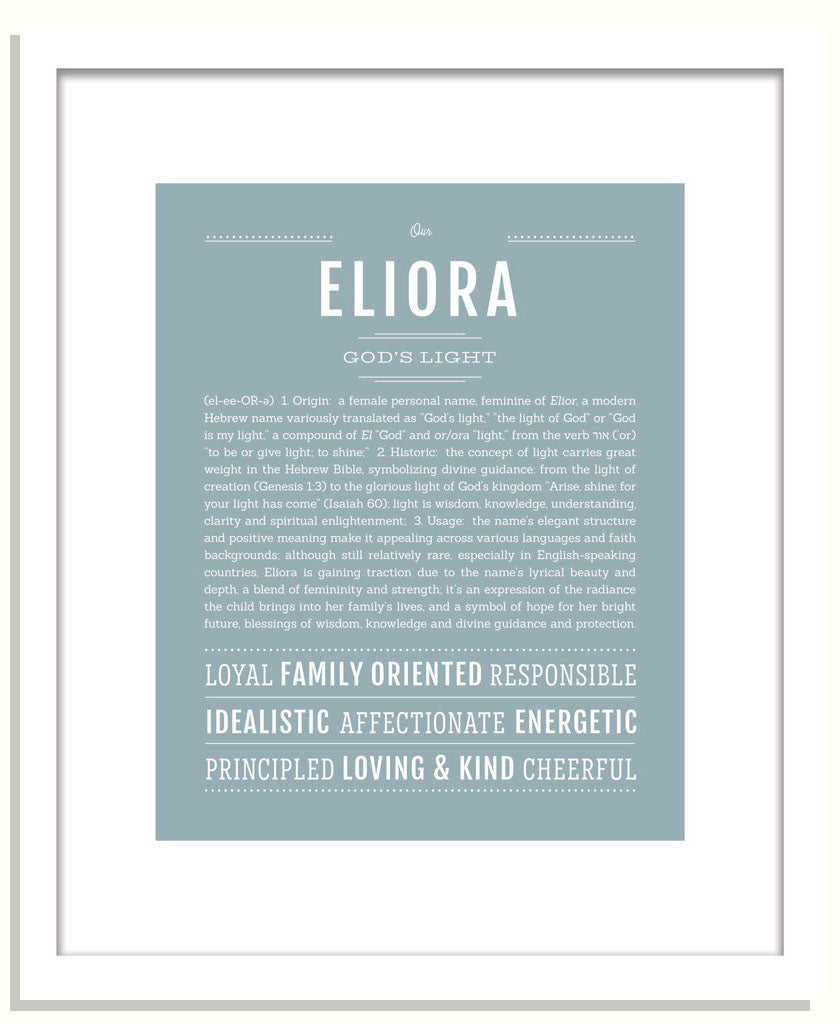 Eliora | Name Art Print