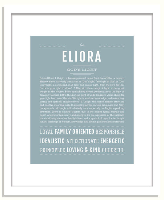 Eliora | Name Art Print