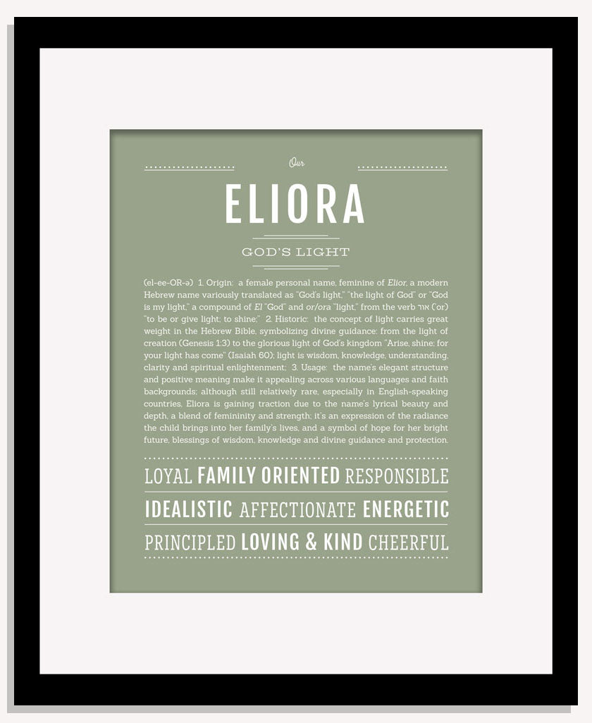 Eliora | Name Art Print
