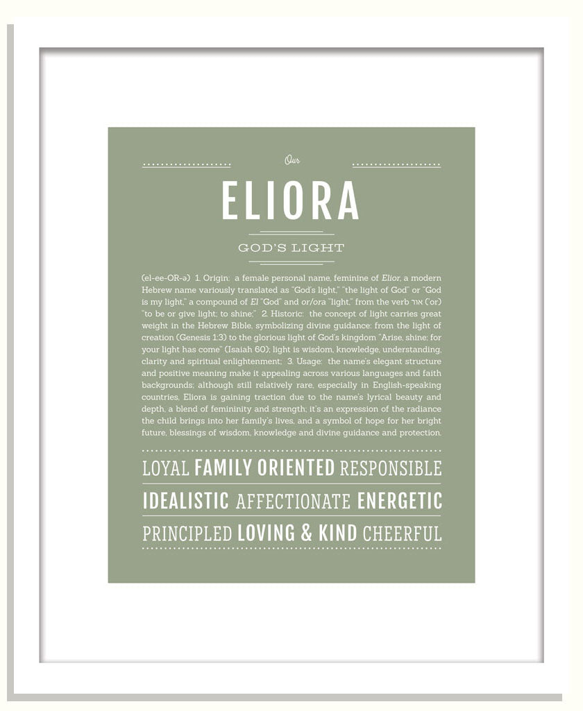 Eliora | Name Art Print