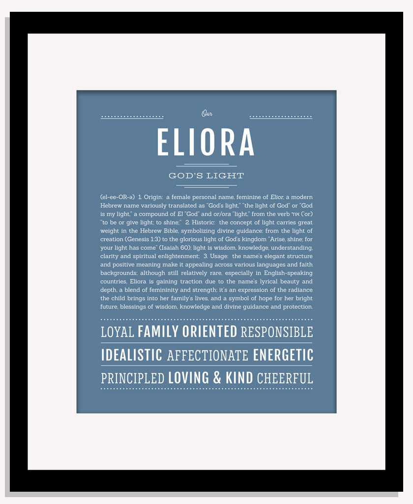 Eliora | Name Art Print