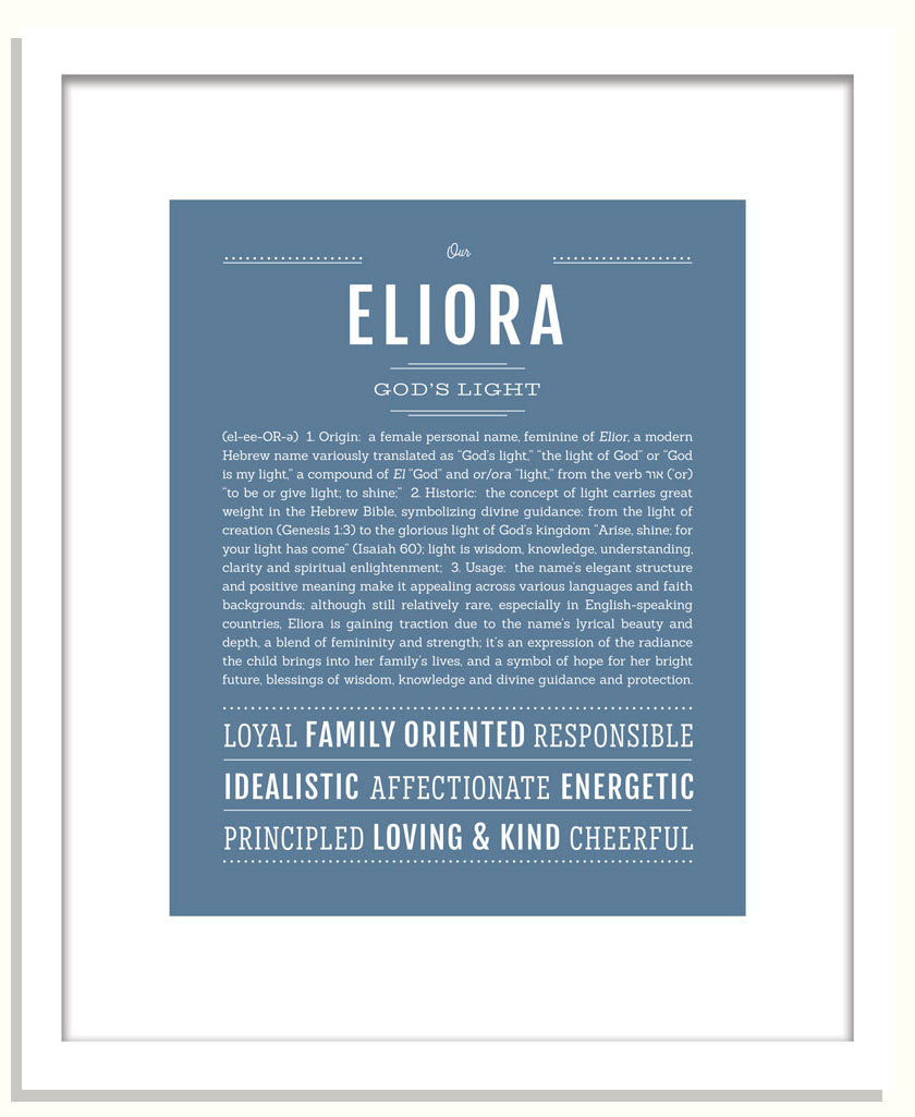 Eliora | Name Art Print