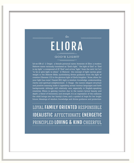 Eliora | Name Art Print