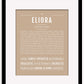 Eliora | Name Art Print