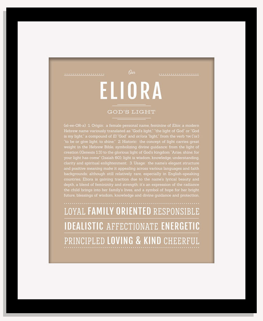 Eliora | Name Art Print
