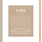 Eliora | Name Art Print