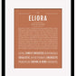 Eliora | Name Art Print