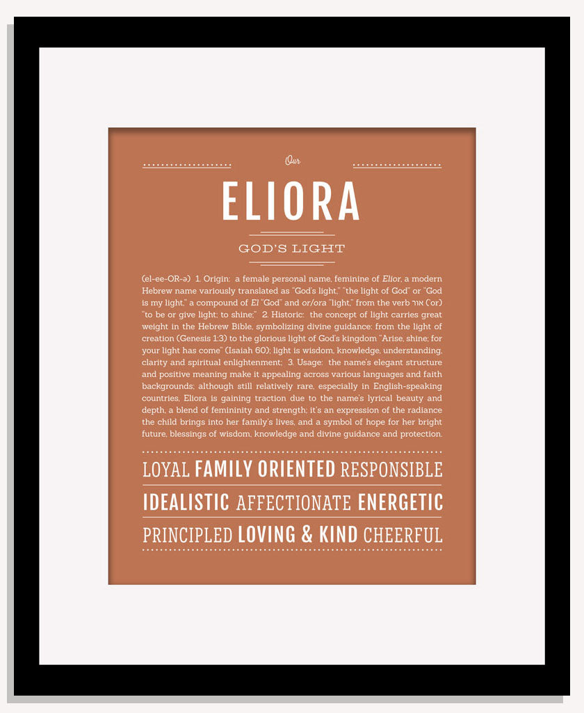 Eliora | Name Art Print