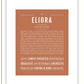 Eliora | Name Art Print
