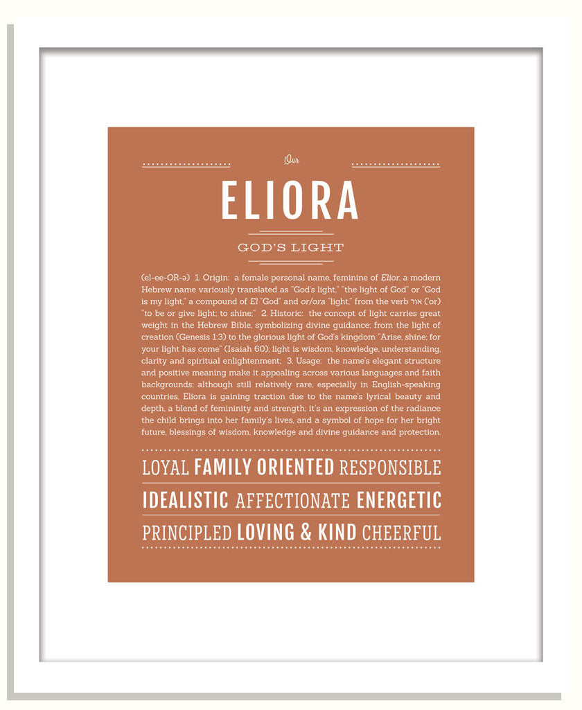 Eliora | Name Art Print