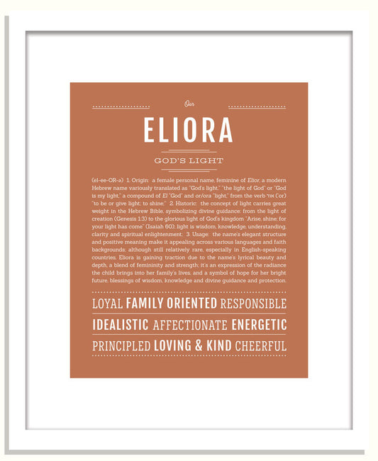 Eliora | Name Art Print