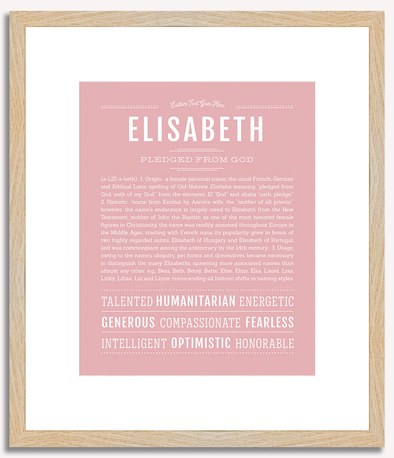 Elisabeth | Name Art Print