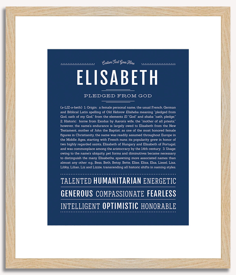 Elisabeth | Name Art Print