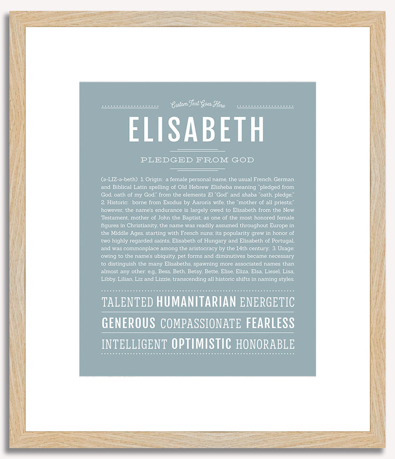 Elisabeth | Name Art Print