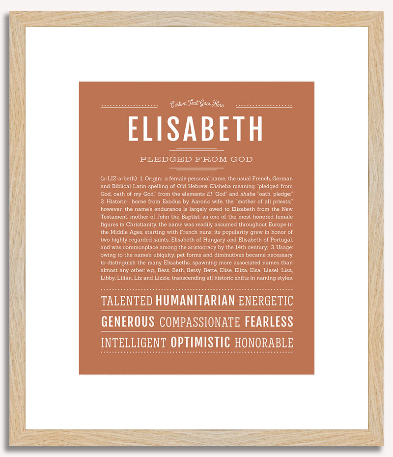 Elisabeth | Name Art Print