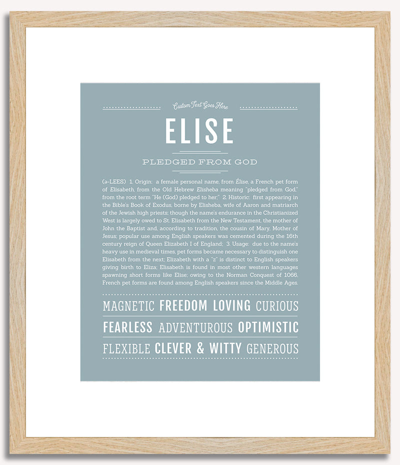 Elise | Name Art Print