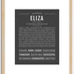 Eliza | Name Art Print