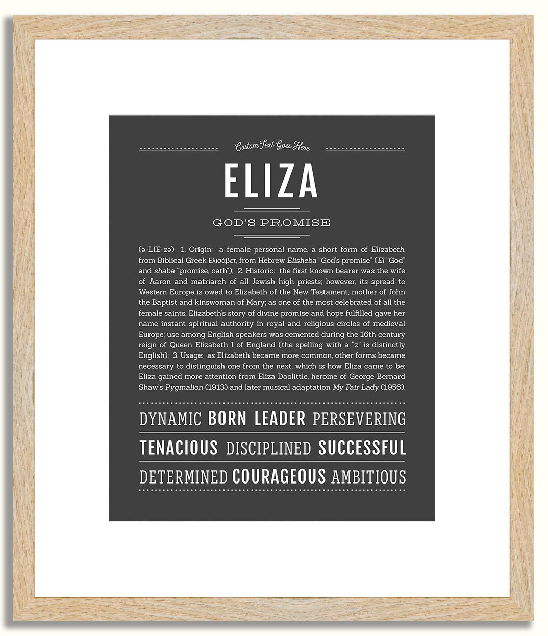 Eliza | Name Art Print