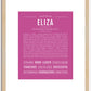 Eliza | Name Art Print