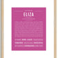 Eliza | Name Art Print