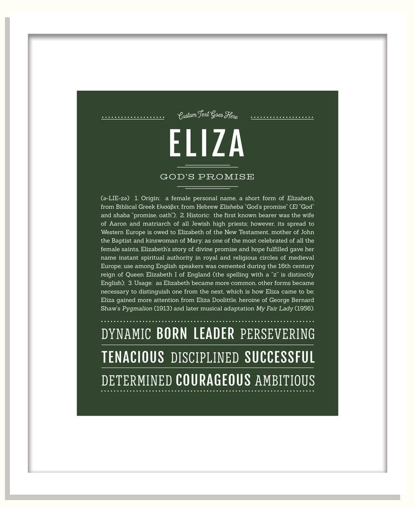 Frame Options | Deep Forest | Black Frame, Matted