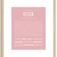 Eliza | Name Art Print