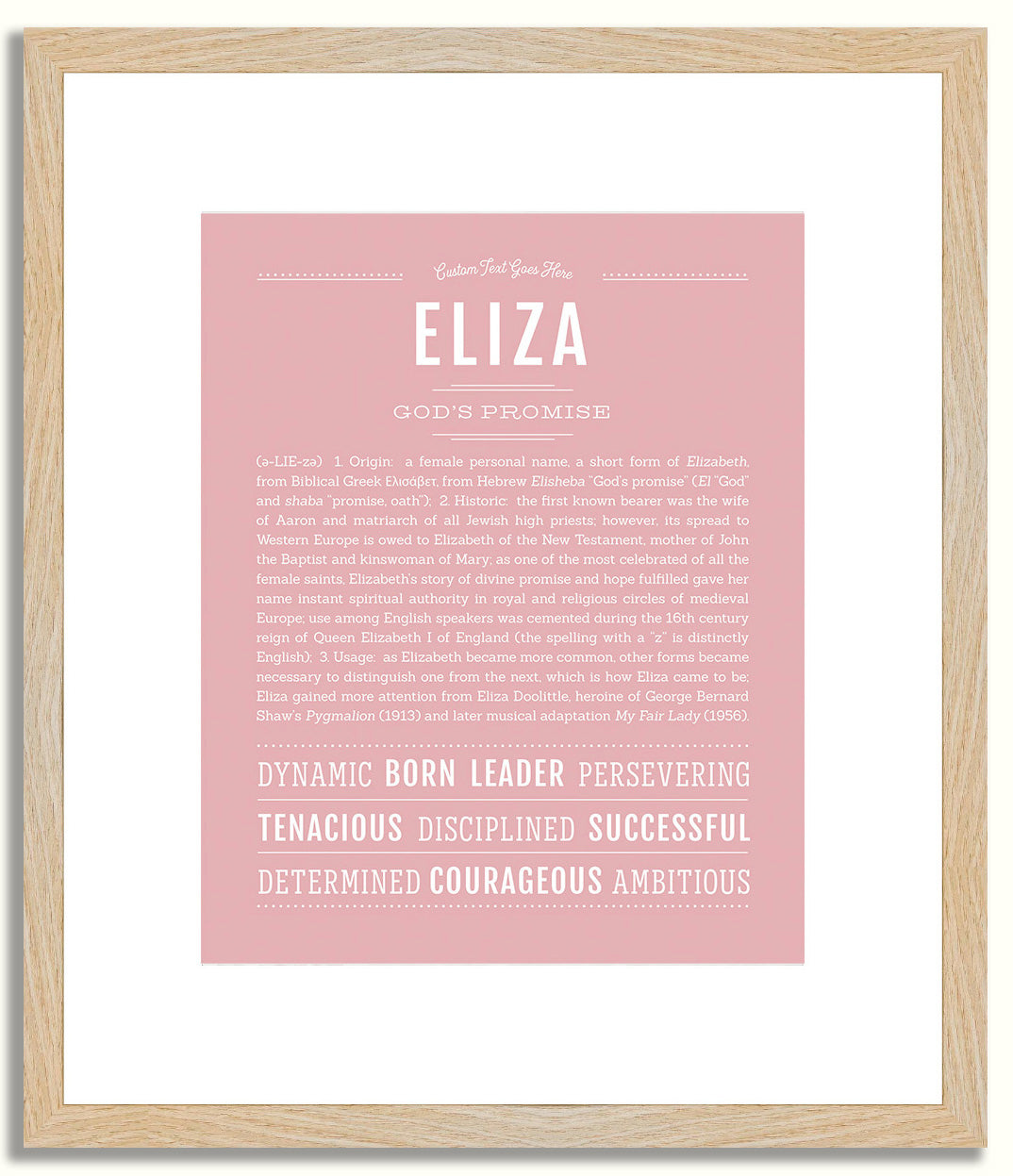 Eliza | Name Art Print