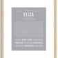 Eliza | Name Art Print