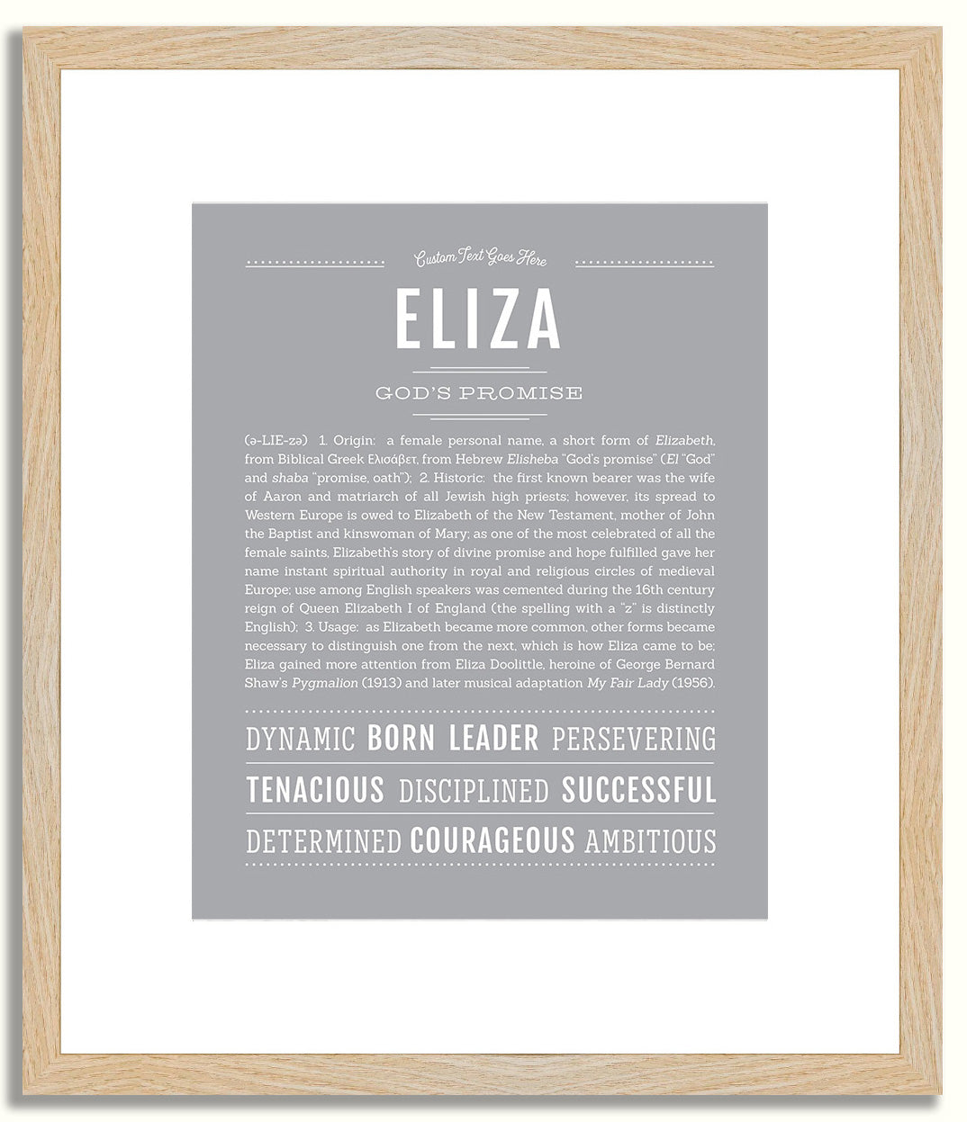 Eliza | Name Art Print