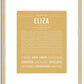 Eliza | Name Art Print