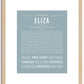 Eliza | Name Art Print