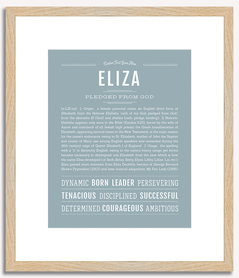 Eliza | Name Art Print